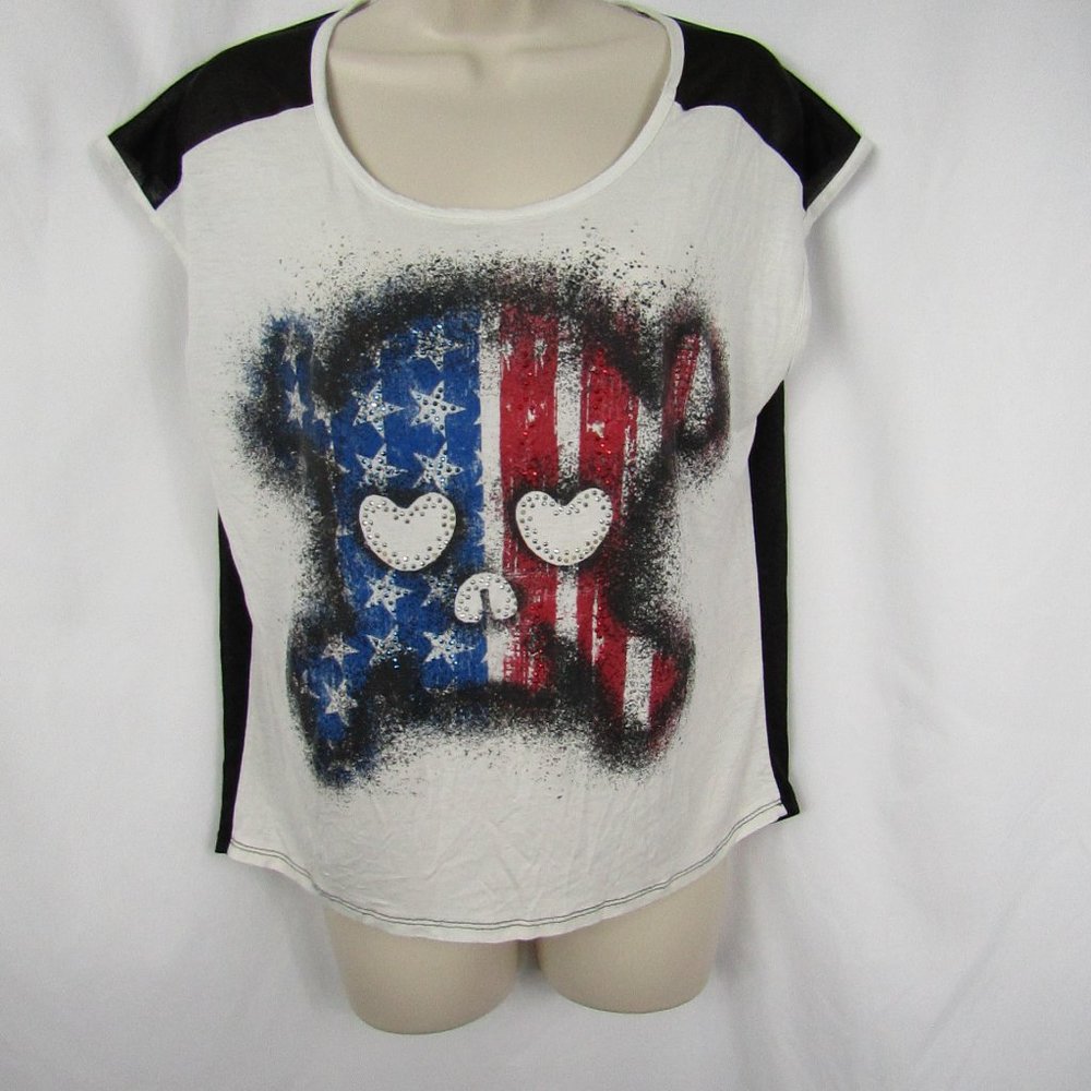 Teenbell | Women's | Tank Top | Independence Day | Skull | L
